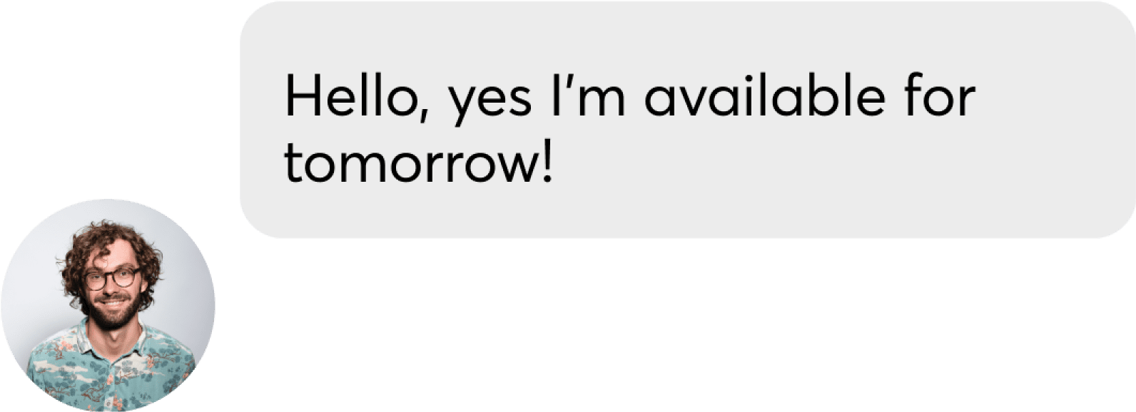 chat message